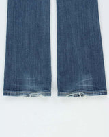 Vintage Y2K 00s Miss Me Women's Low Rise Embellished Bootcut Jeans - W27 L31