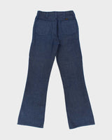 Vintage 1970s Wrangler Made In USA Women's High Waisted Bell Bottom Flared Lightweight Denim Jeans - W27 L32