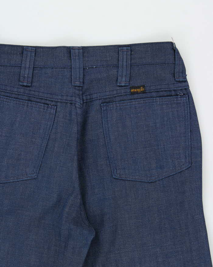 Vintage 1970s Wrangler Made In USA Women's High Waisted Bell Bottom Flared Lightweight Denim Jeans - W27 L32