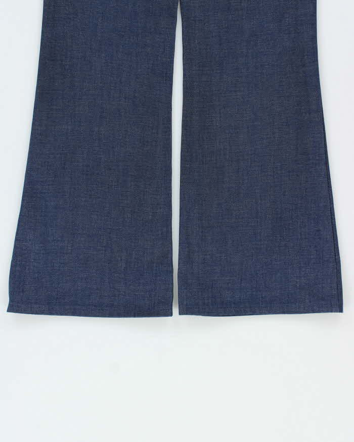 Vintage 1970s Wrangler Made In USA Women's High Waisted Bell Bottom Flared Lightweight Denim Jeans - W27 L32