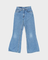 Vintage 1998 Levi's White Tab Batwing Women's High Waisted Denim Flared Jeans - W26 L30
