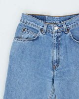 Vintage 1998 Levi's White Tab Batwing Women's High Waisted Denim Flared Jeans - W26 L30