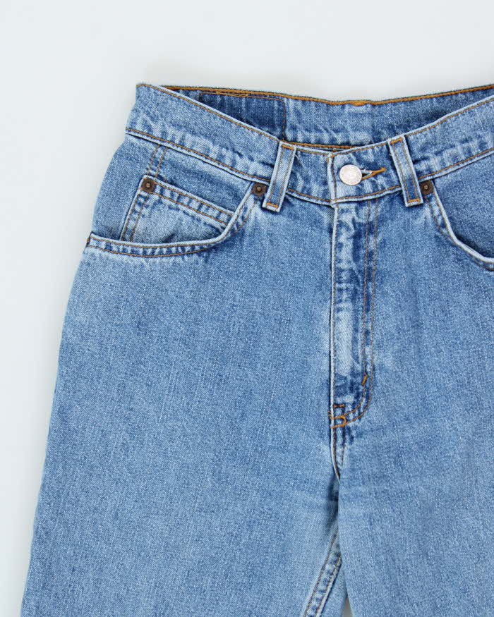 Vintage 1998 Levi's White Tab Batwing Women's High Waisted Denim Flared Jeans - W26 L30