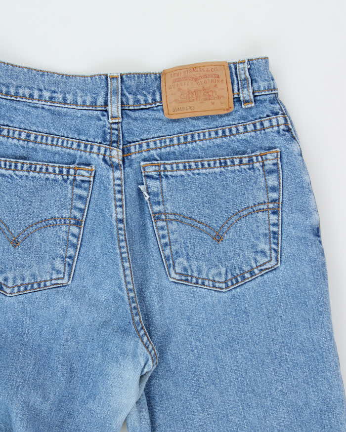 Vintage 1998 Levi's White Tab Batwing Women's High Waisted Denim Flared Jeans - W26 L30