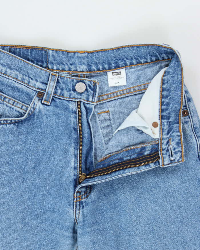 Vintage 1998 Levi's White Tab Batwing Women's High Waisted Denim Flared Jeans - W26 L30