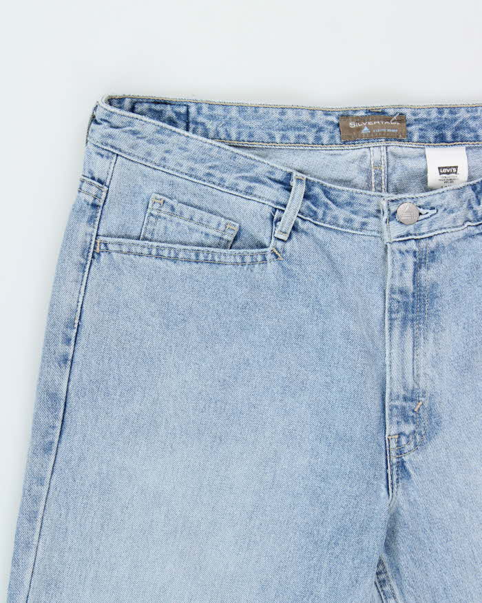 Vintage 2001 Y2K Levi's SilverTab Women's Mid Rise Denim Bootcut Flared Jeans - W34 L30