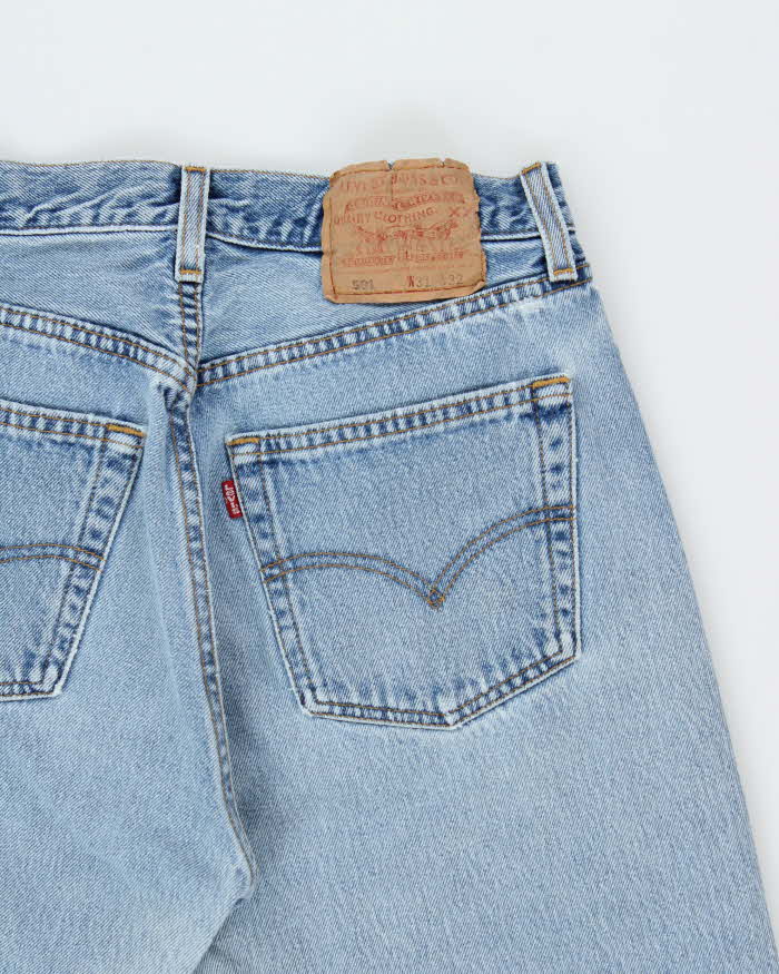 Vintage 2000 Levi's 501 Red Batwing Made In USA Jeans - W29 L31