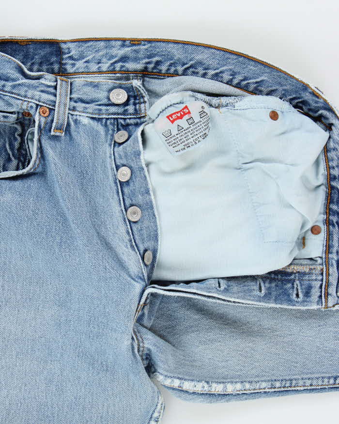 Vintage 2000 Levi's 501 Red Batwing Made In USA Jeans - W29 L31