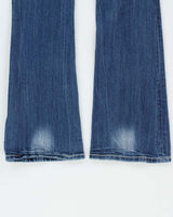 Vintage Y2k 2000s Miss Me Embroidered Rhinestone Bootcut Jeans - W30 L33