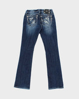 Vintage Y2k 2000s Miss Me Rhinestone Bootcut Jeans - W30 L33