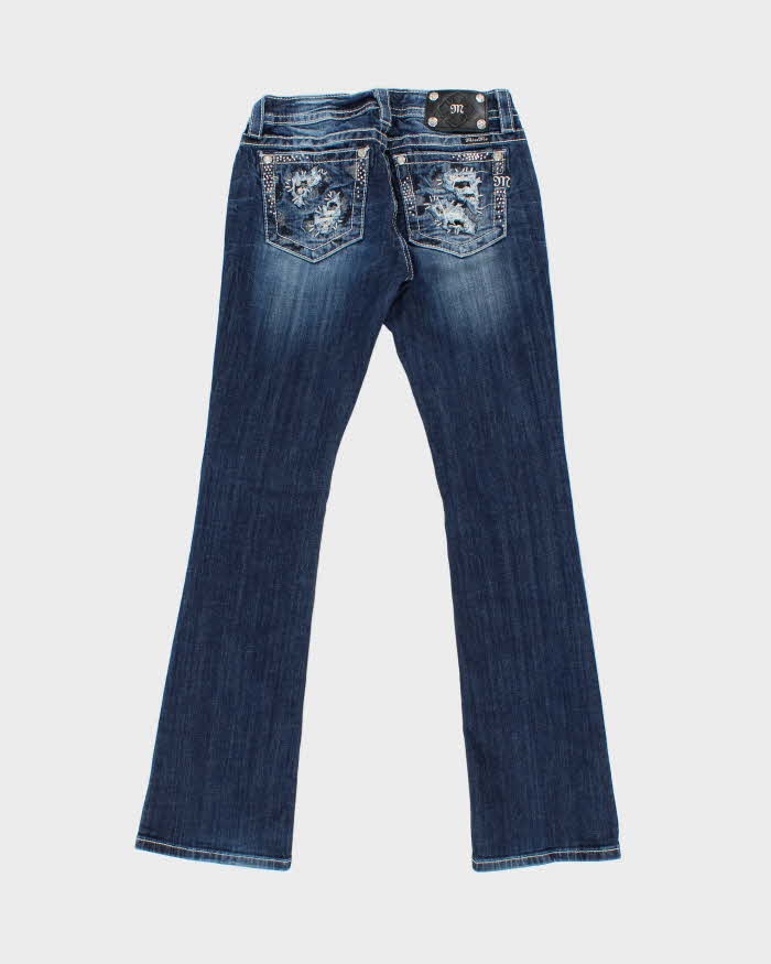 Vintage Y2k 2000s Miss Me Rhinestone Bootcut Jeans - W30 L33