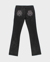 Vintage Y2K 00s G By Guess Women's Low-Rise Embellished Bootcut Denim Jeans - W29 L32