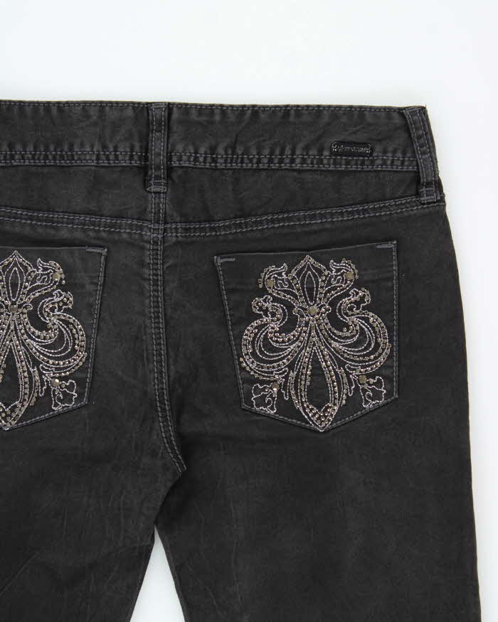 Vintage Y2K 00s G By Guess Women's Low-Rise Embellished Bootcut Denim Jeans - W29 L32