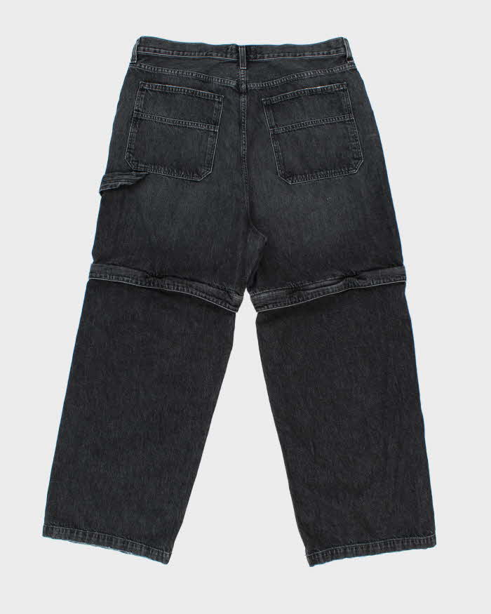 Agolde Women's 'Risha Zip Utility' 2-in-1 Detachable Ultra Wide Leg Denim Jeans - W36 L30