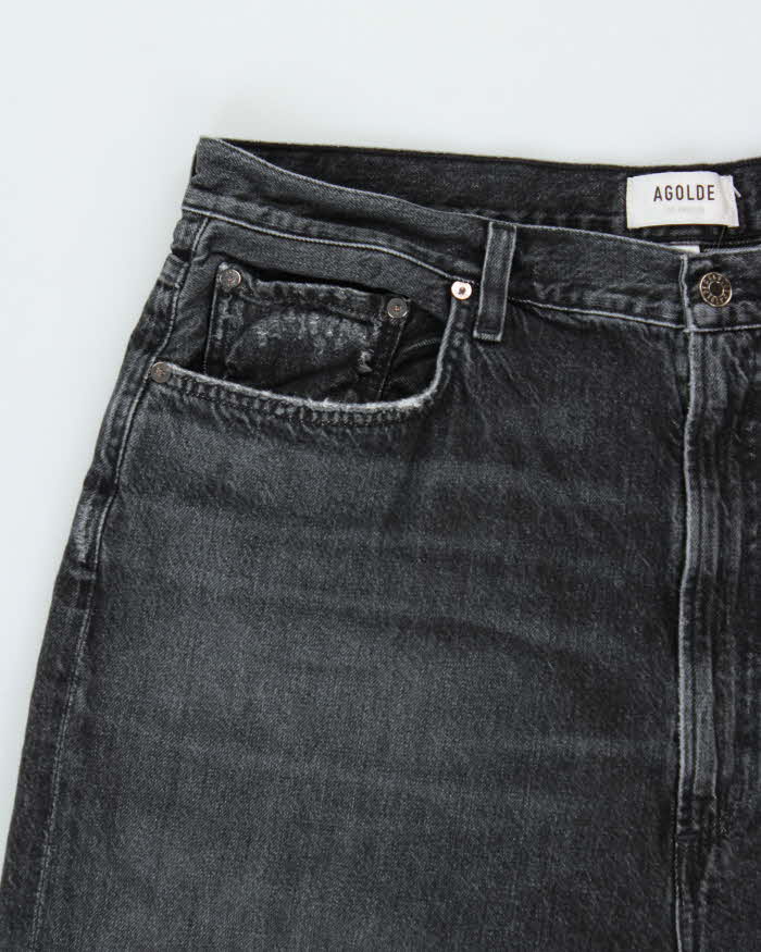 Agolde Women's 'Risha Zip Utility' 2-in-1 Detachable Ultra Wide Leg Denim Jeans - W36 L30