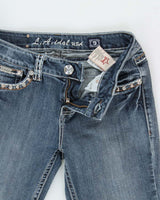 VIntage Y2k 2000s LA Idol USA Rhinestone Bootcut Jeans - W31 L32