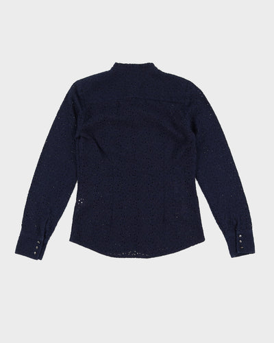 Navy Lace Tommy Hilfiger Cardigan - XS