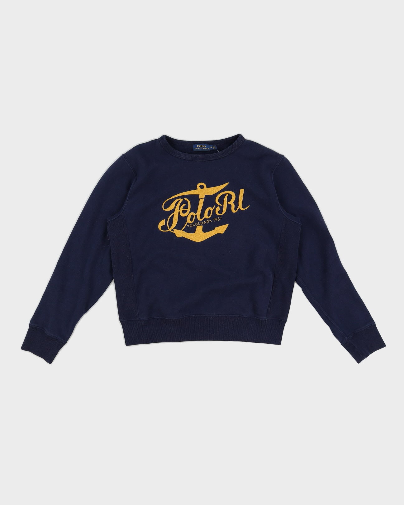 Navy Polo Ralph Lauren Sweatshirt - M