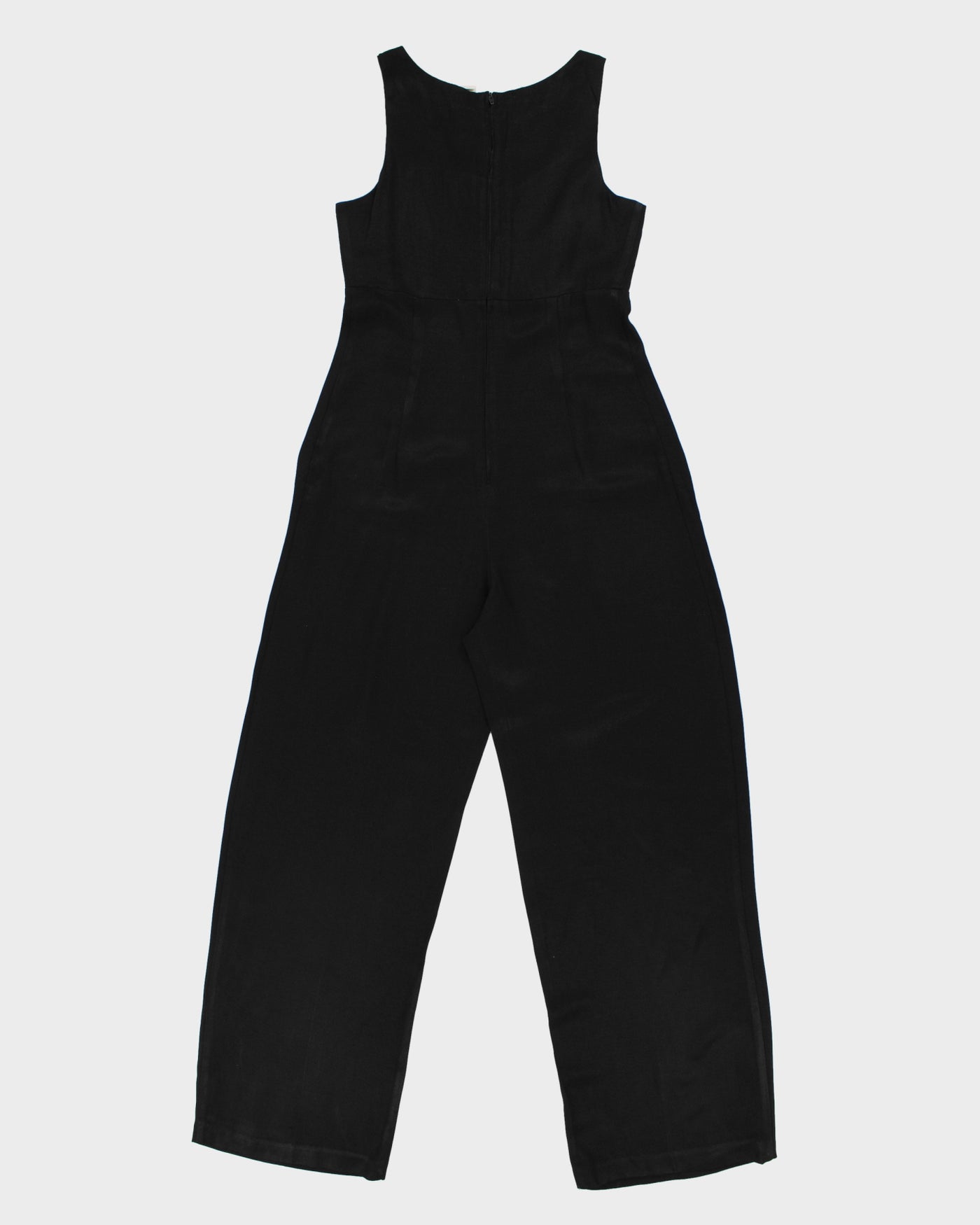 1980s Black Long Jumpsuit - S