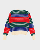 Womens Red Green and Blue Ralph Lauren Wool Jumper - S