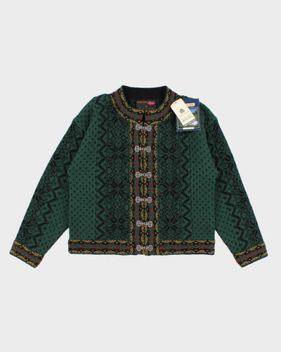 Vintage 80s Windfjord Nordic-Style Cardigan - M