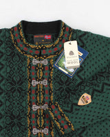 Vintage 80s Windfjord Nordic-Style Cardigan - M
