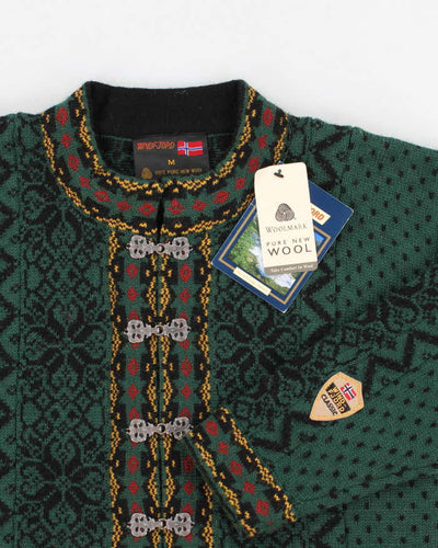 Vintage 80s Windfjord Nordic-Style Cardigan - M