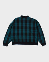 Vintage Quarter Button Jumper - XL