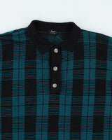 Vintage Quarter Button Jumper - XL
