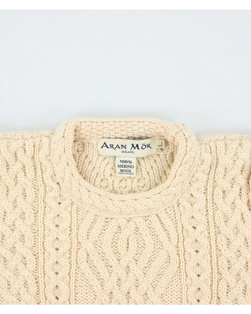 Vintage Aran Mor Merino Wool Jumper - L
