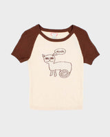 Abercrombie Lightweight "Merde" Print T-Shirt Knit Jumper - M