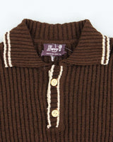 Vintage 1990s Norvy Brown T-Shirt Knit Jumper - M