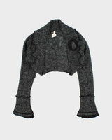 Vintage Y2k 2000s Grifflin Mohair Blend Knit Bolero -M