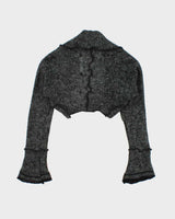 Vintage Y2k 2000s Grifflin Mohair Blend Knit Bolero -M