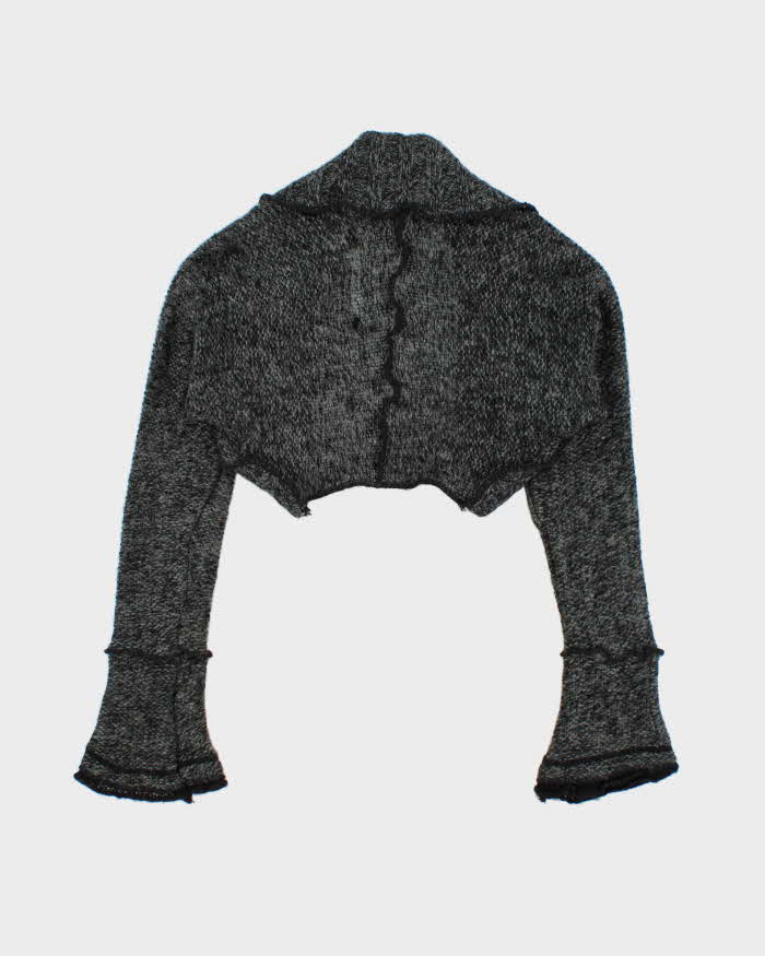 Vintage Y2k 2000s Grifflin Mohair Blend Knit Bolero -M