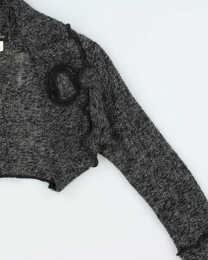 Vintage Y2k 2000s Grifflin Mohair Blend Knit Bolero -M