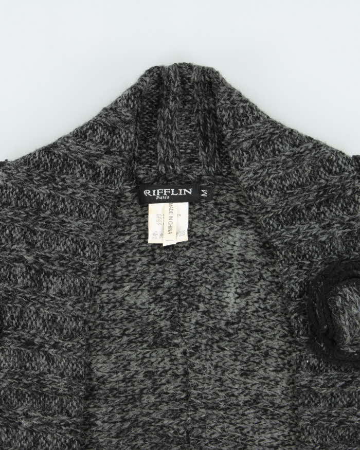 Vintage Y2k 2000s Grifflin Mohair Blend Knit Bolero -M