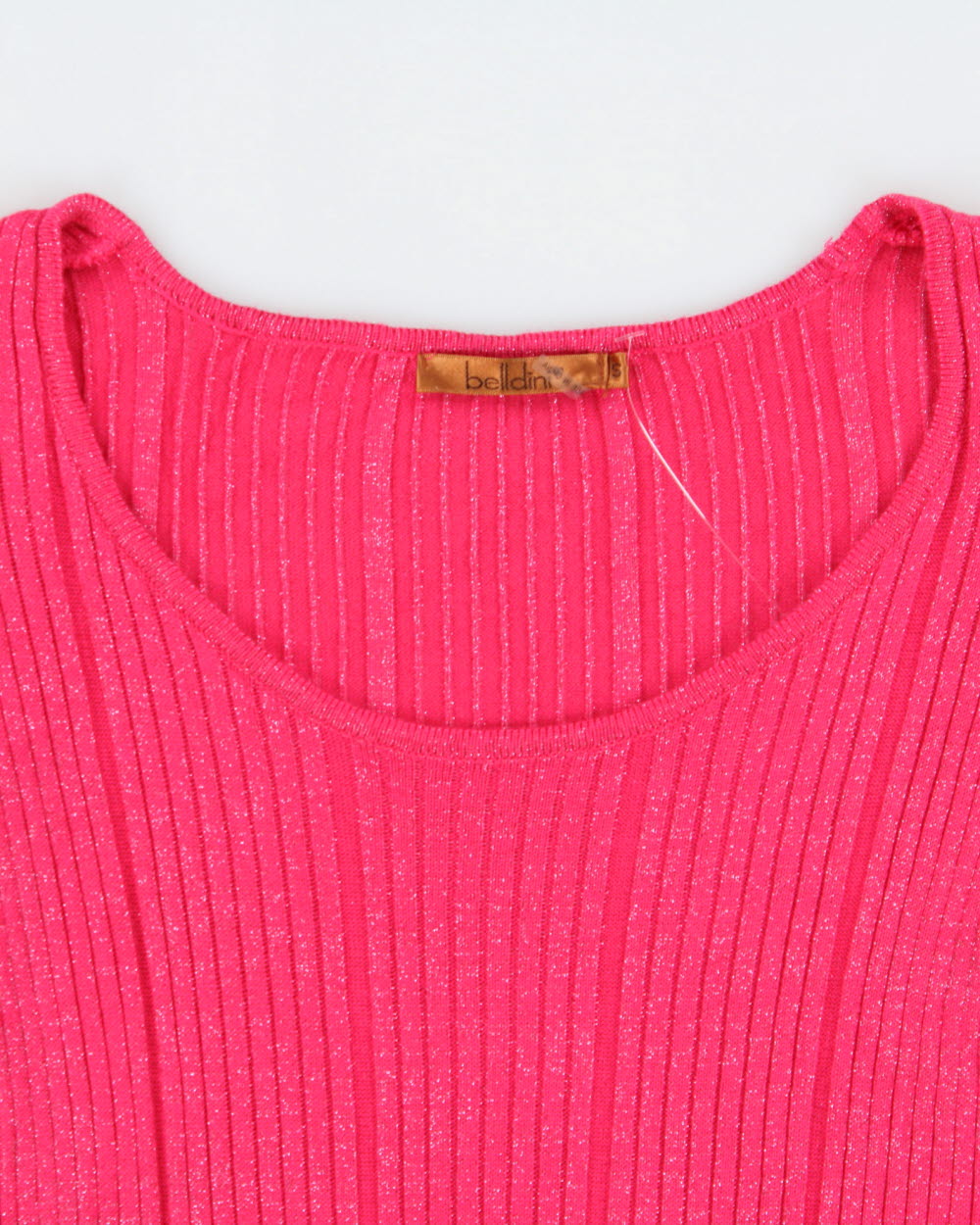 Vintage Y2K 2000s Belldini Ribbed Sparkly Knit Long Sleeve Jumper - S