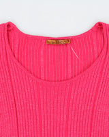Vintage Y2K 2000s Belldini Ribbed Sparkly Knit Long Sleeve Jumper - S