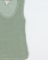 Vintage 2000s Emporio Armani Fine Knit Semi Sheer Top - S