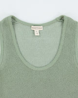 Vintage 2000s Emporio Armani Fine Knit Semi Sheer Top - S