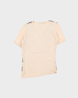 Vintage 2000s Burberry Nova Check Short Sleeve Jumper - S