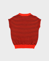 Vintage A.P.C Striped Knit Sleeveless Jumper - L