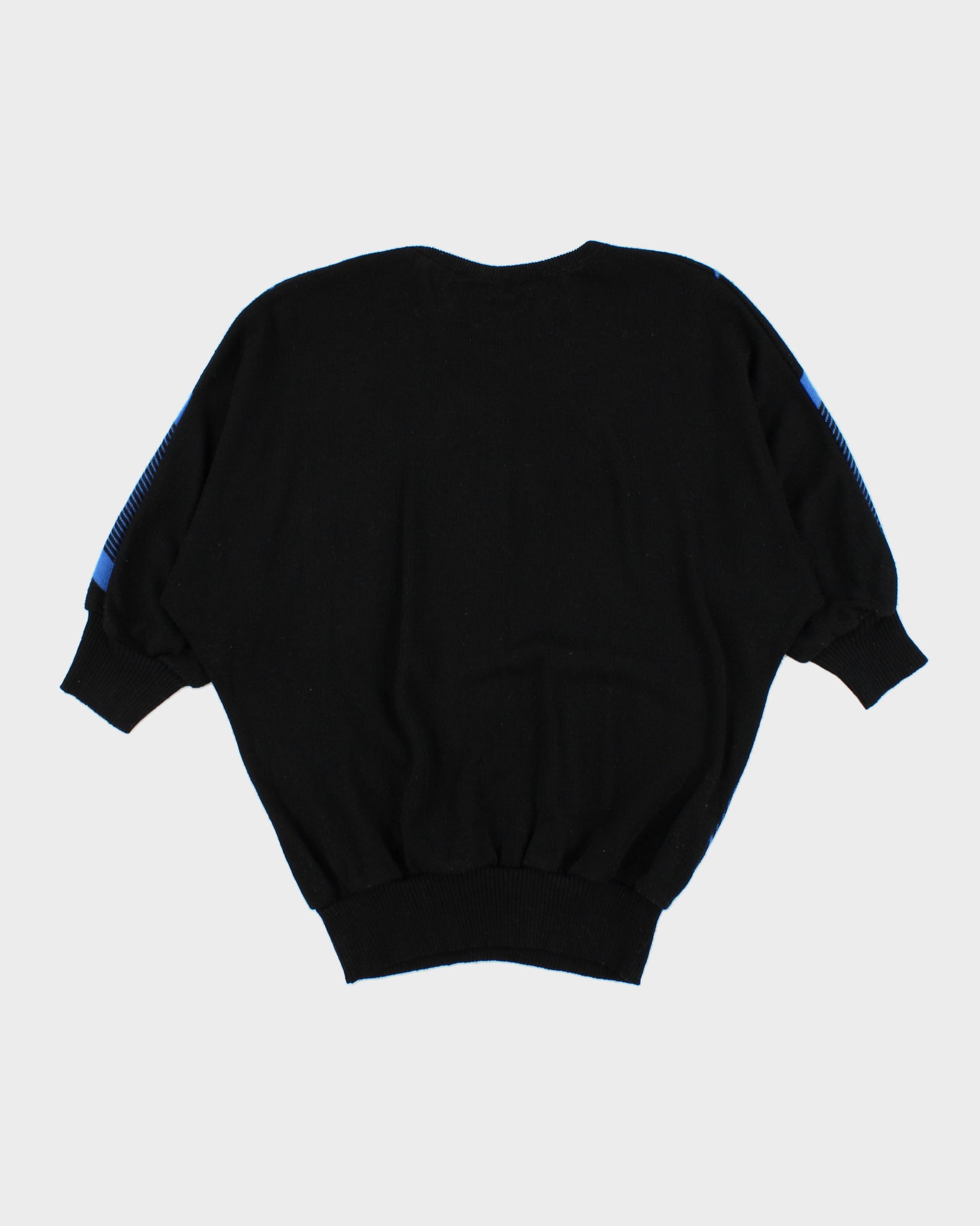 Vintage 1980s Alexi Batwing 3/4 Length Sleeve Jumper - M