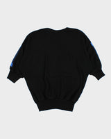 Vintage 1980s Alexi Batwing 3/4 Length Sleeve Jumper - M