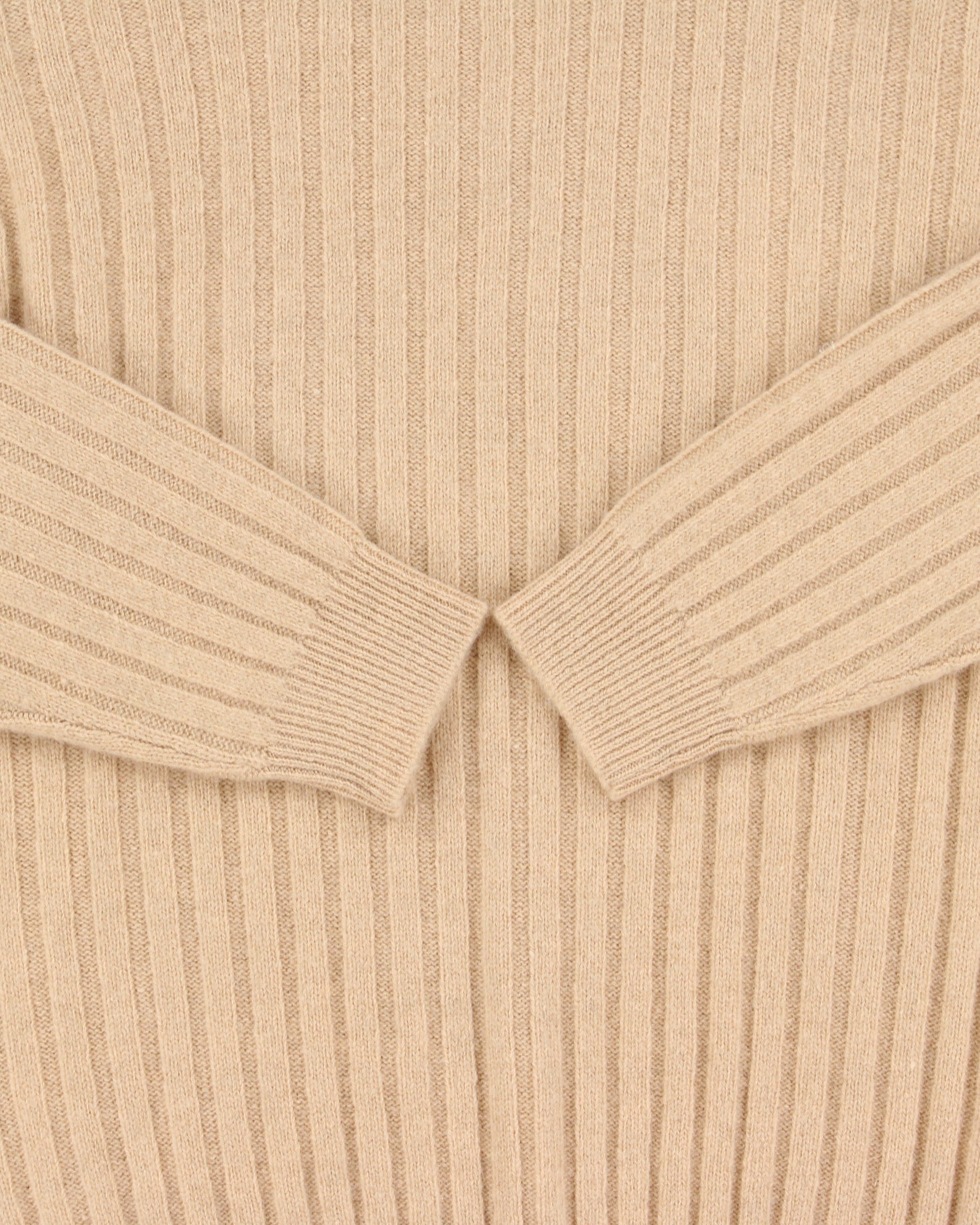 Vintage Y2K 00s Ralph Lauren Women's Ribbed Wool Knit Roll Neck Jumper - XXS