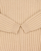 Vintage Y2K 00s Ralph Lauren Women's Ribbed Wool Knit Roll Neck Jumper - XXS