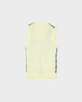 Deadstock 1970s Woodwards V-neck Pattern Knit Vest - XS