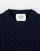 Aritzia Merino Wool Cable Knit Boxy Cropped Knit Jumper - XS