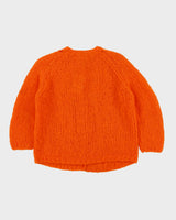 Vintage 1960s Filor Mohair &amp; Wool Bloend Chunky Knit Cardigan - M